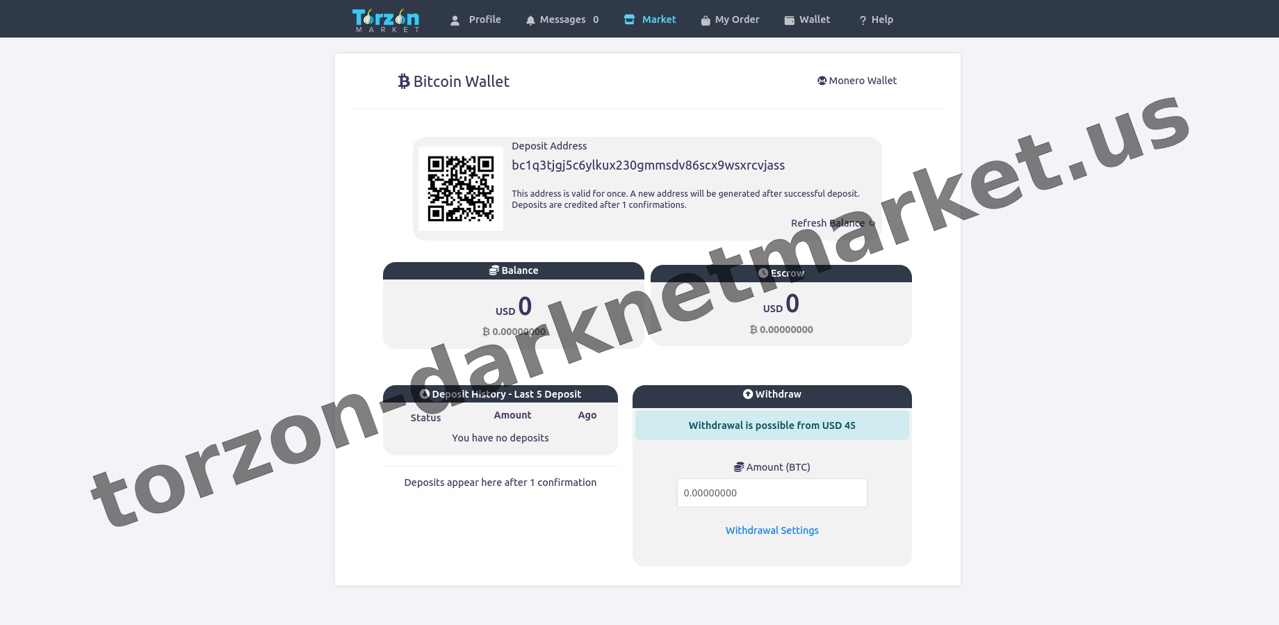 Main Market Dashboard